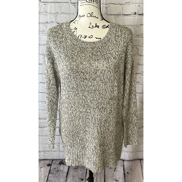 Alya Heathered Side Zip Sweater (Size M) - Picture 1 of 9